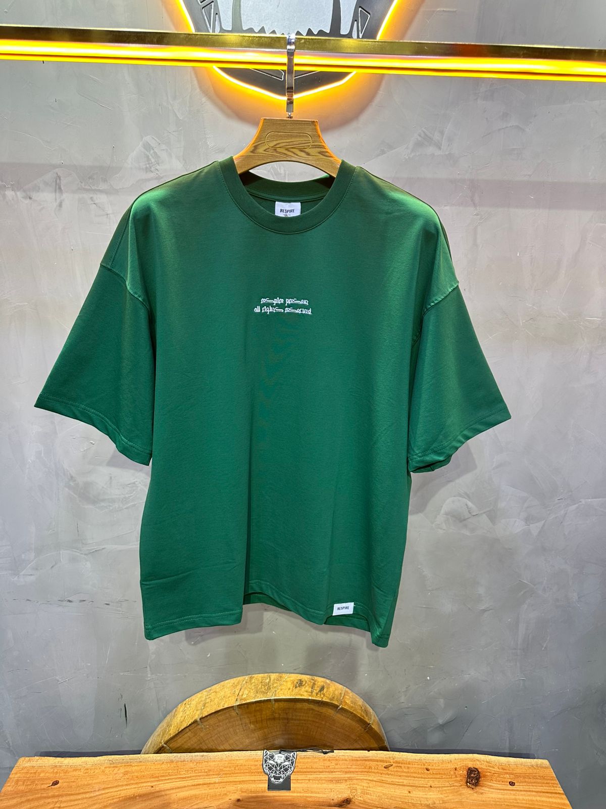 T SHIRT OVERSIZE RESPIRE GREEN 4208