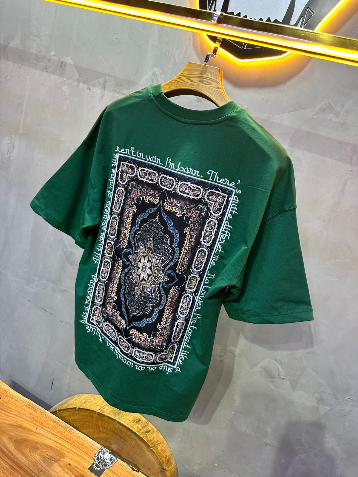 T SHIRT OVERSIZE RESPIRE GREEN 4208