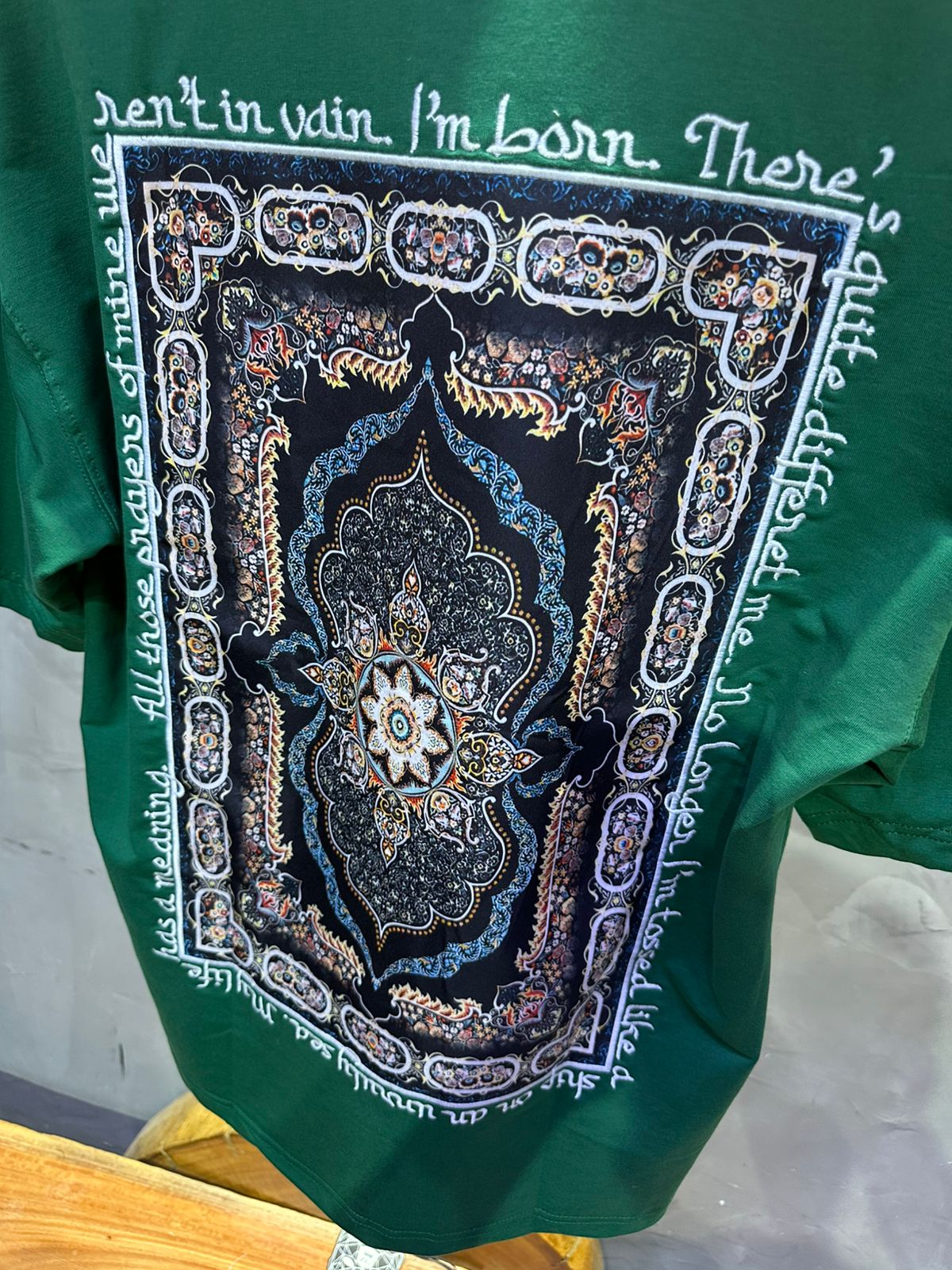 T SHIRT OVERSIZE RESPIRE GREEN 4208
