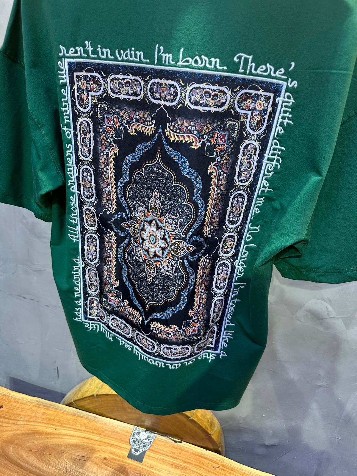 T SHIRT OVERSIZE RESPIRE GREEN 4208