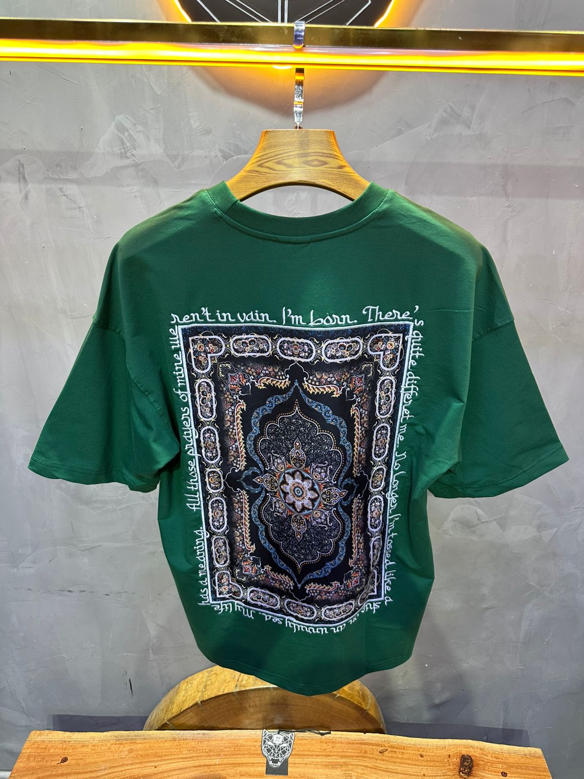 T SHIRT OVERSIZE RESPIRE GREEN 4208