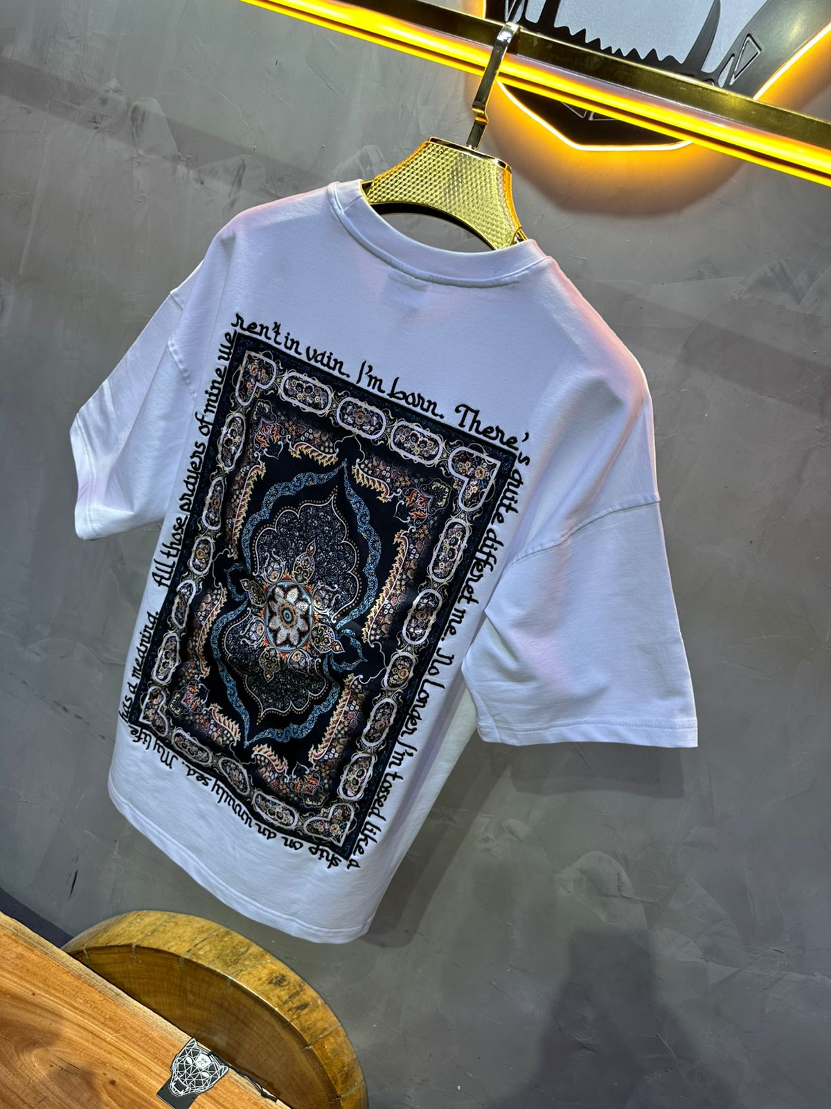 T SHIRT OVERSIZE RESPIRE WHITE 4208 - ZG PREMIUM