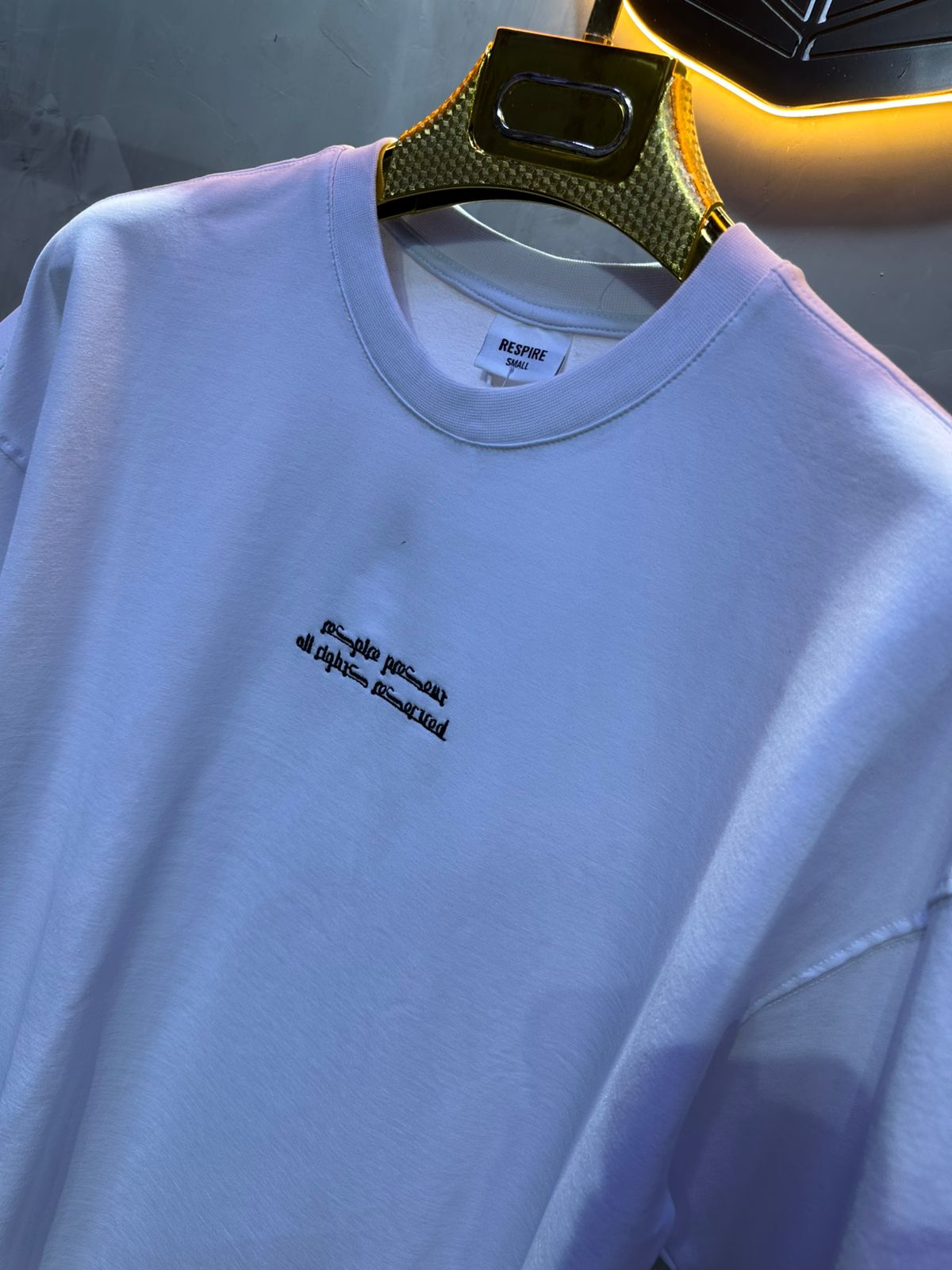 T SHIRT OVERSIZE RESPIRE WHITE 4208
