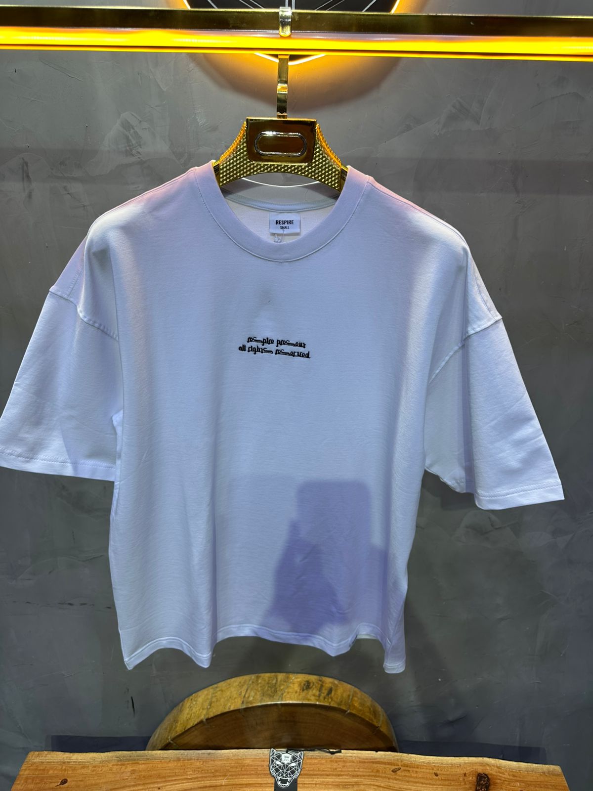T SHIRT OVERSIZE RESPIRE WHITE 4208