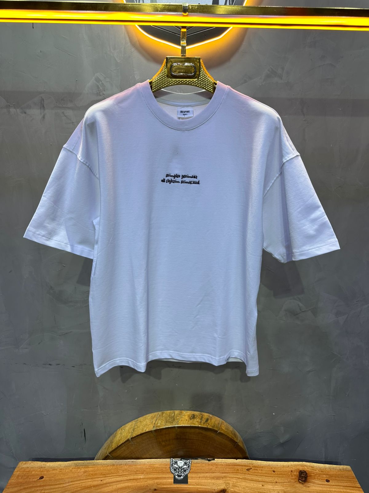 T SHIRT OVERSIZE RESPIRE WHITE 4208