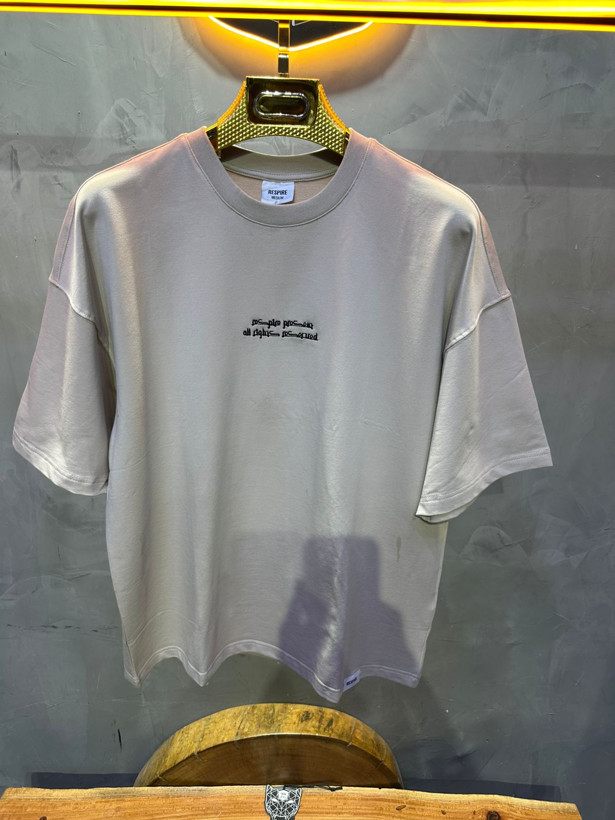 T SHIRT OVERSIZE RESPIRE BEIGE 4208