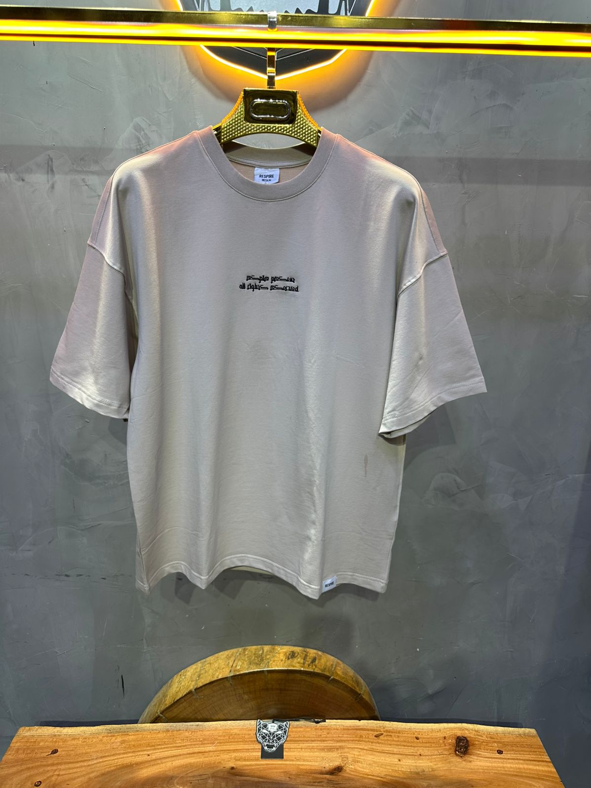 T SHIRT OVERSIZE RESPIRE BEIGE 4208