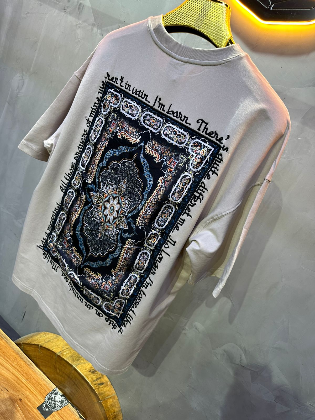 T SHIRT OVERSIZE RESPIRE BEIGE 4208
