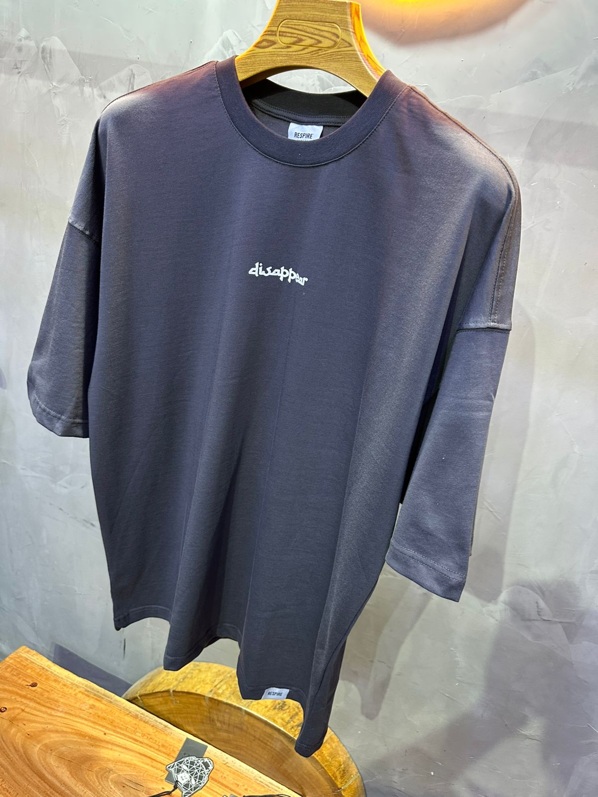 T SHIRT OVERSIZE RESPIRE GREY 4190