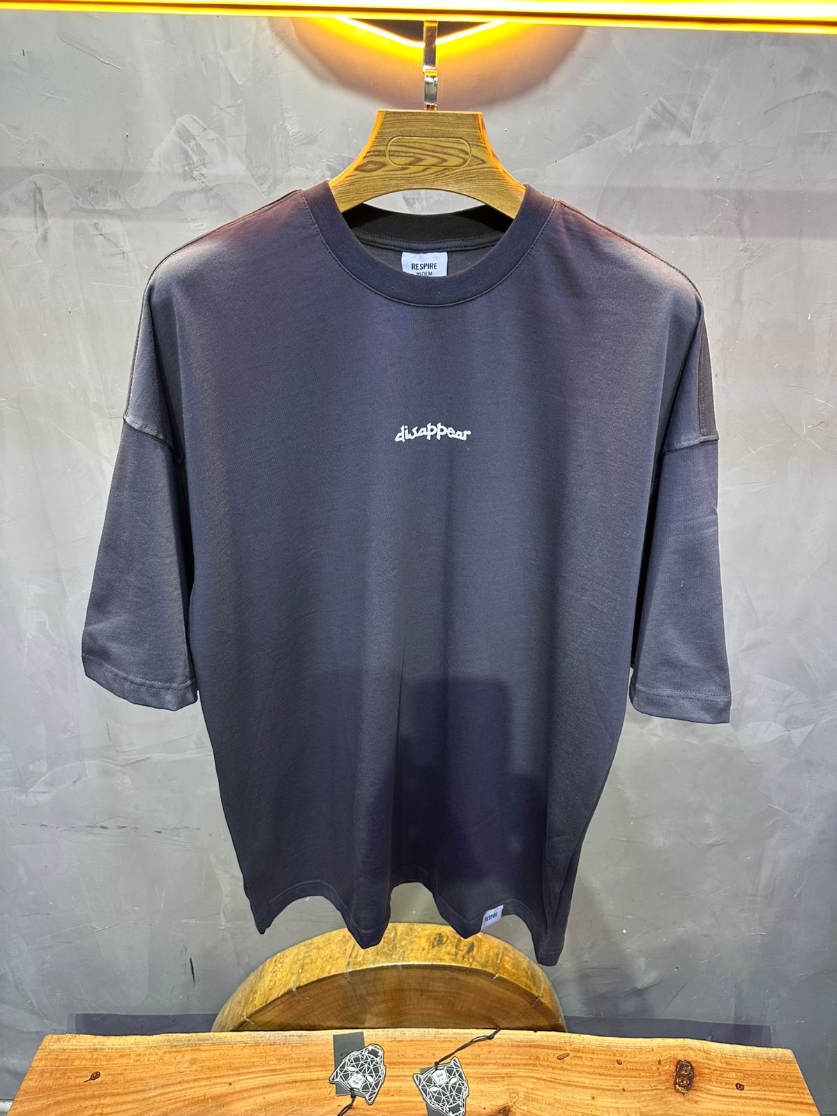 T SHIRT OVERSIZE RESPIRE GREY 4190