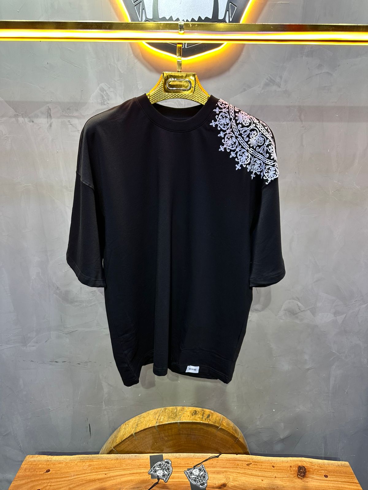 T SHIRT OVERSIZE RESPIRE BLACK 4220
