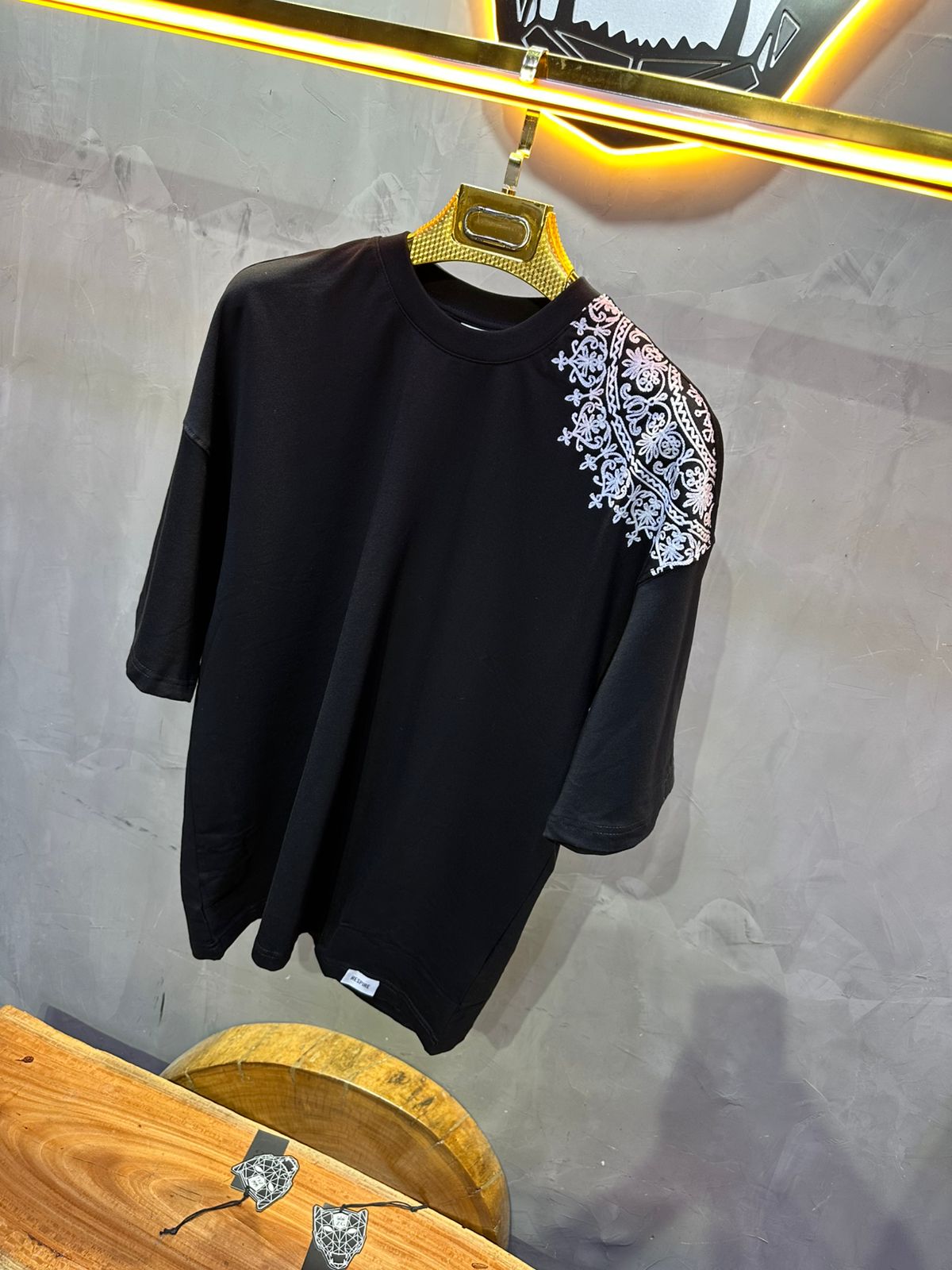 T SHIRT OVERSIZE RESPIRE BLACK 4220