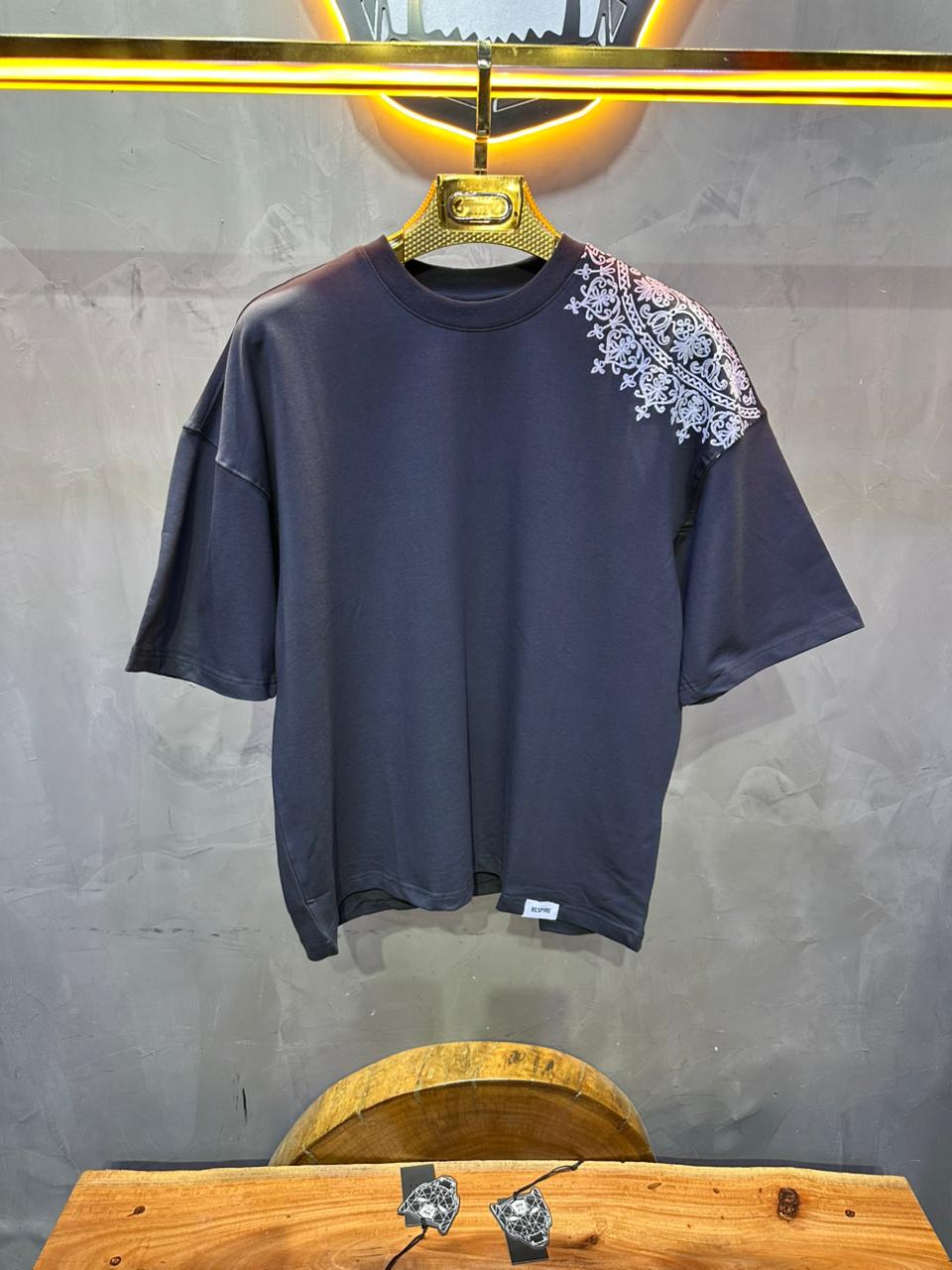 T SHIRT OVERSIZE RESPIRE GREY 4220