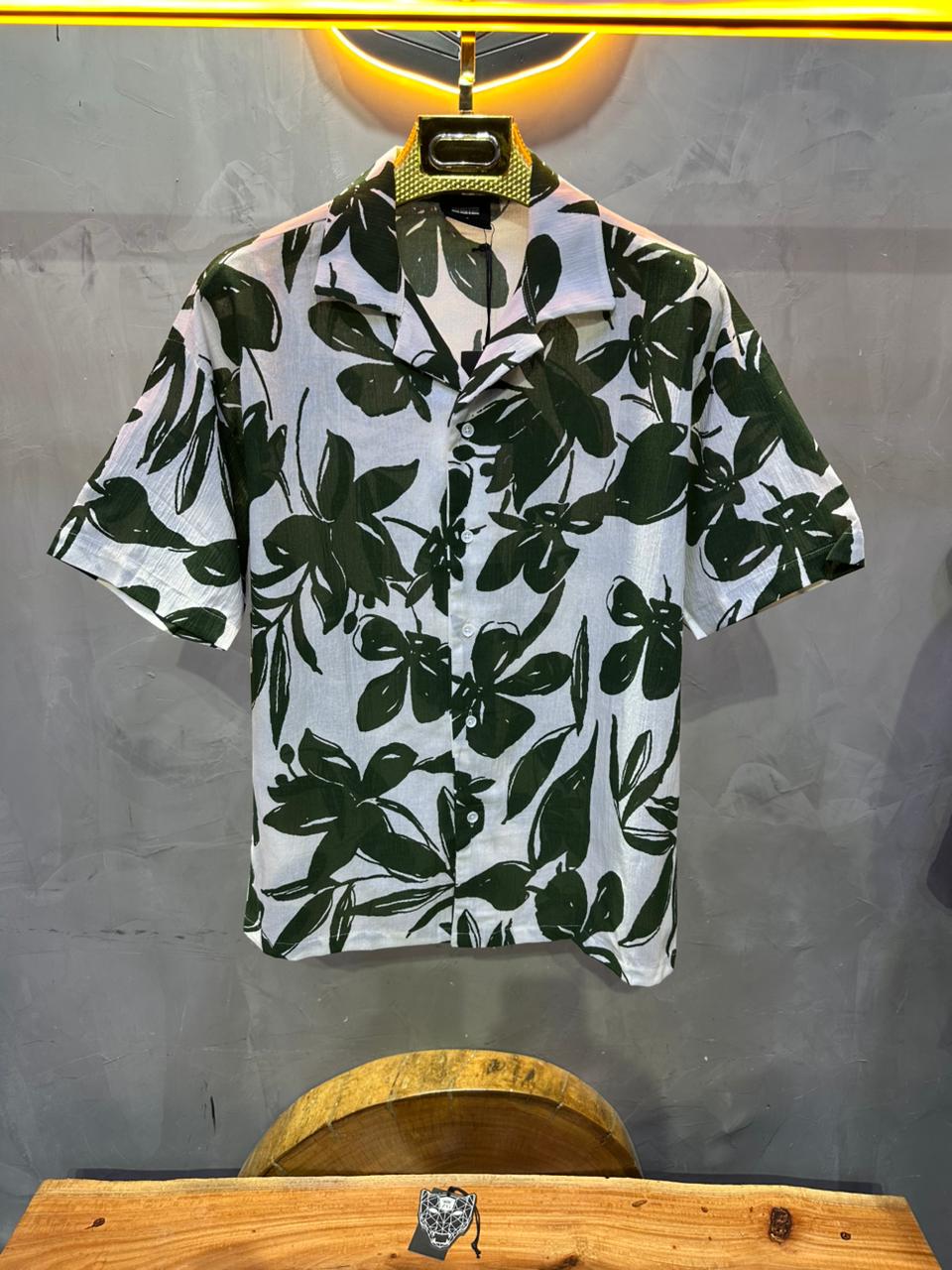 CHEMISE FLOWER BLACK 1265 - ZG PREMIUM