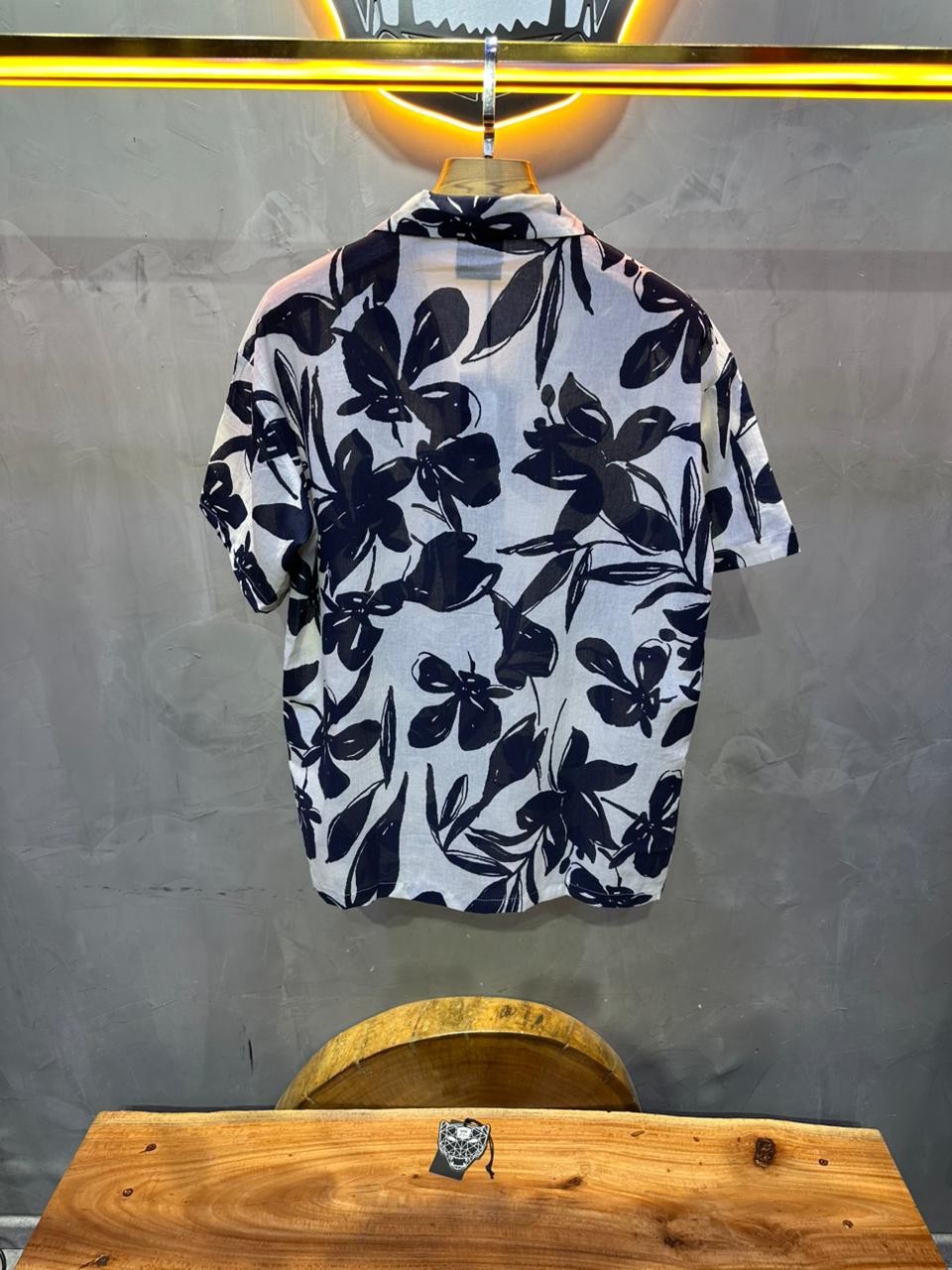 CHEMISE FLOWER BLUE 1265