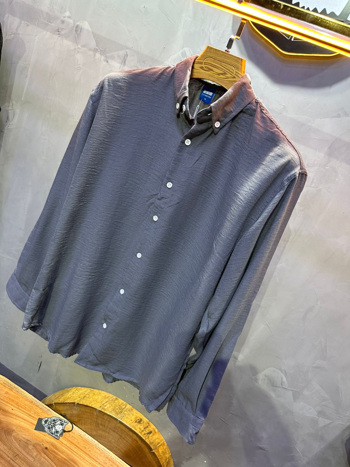 CHEMISE MARRAKECH GREY 4026