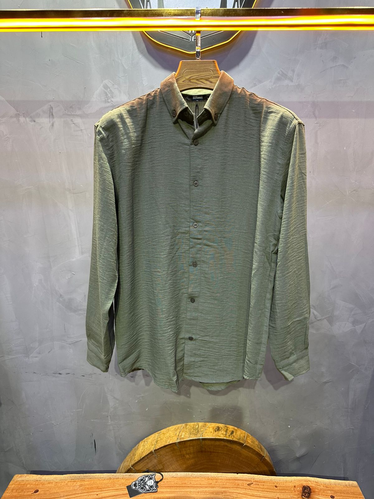 CHEMISE MARRAKECH GREEN 4026