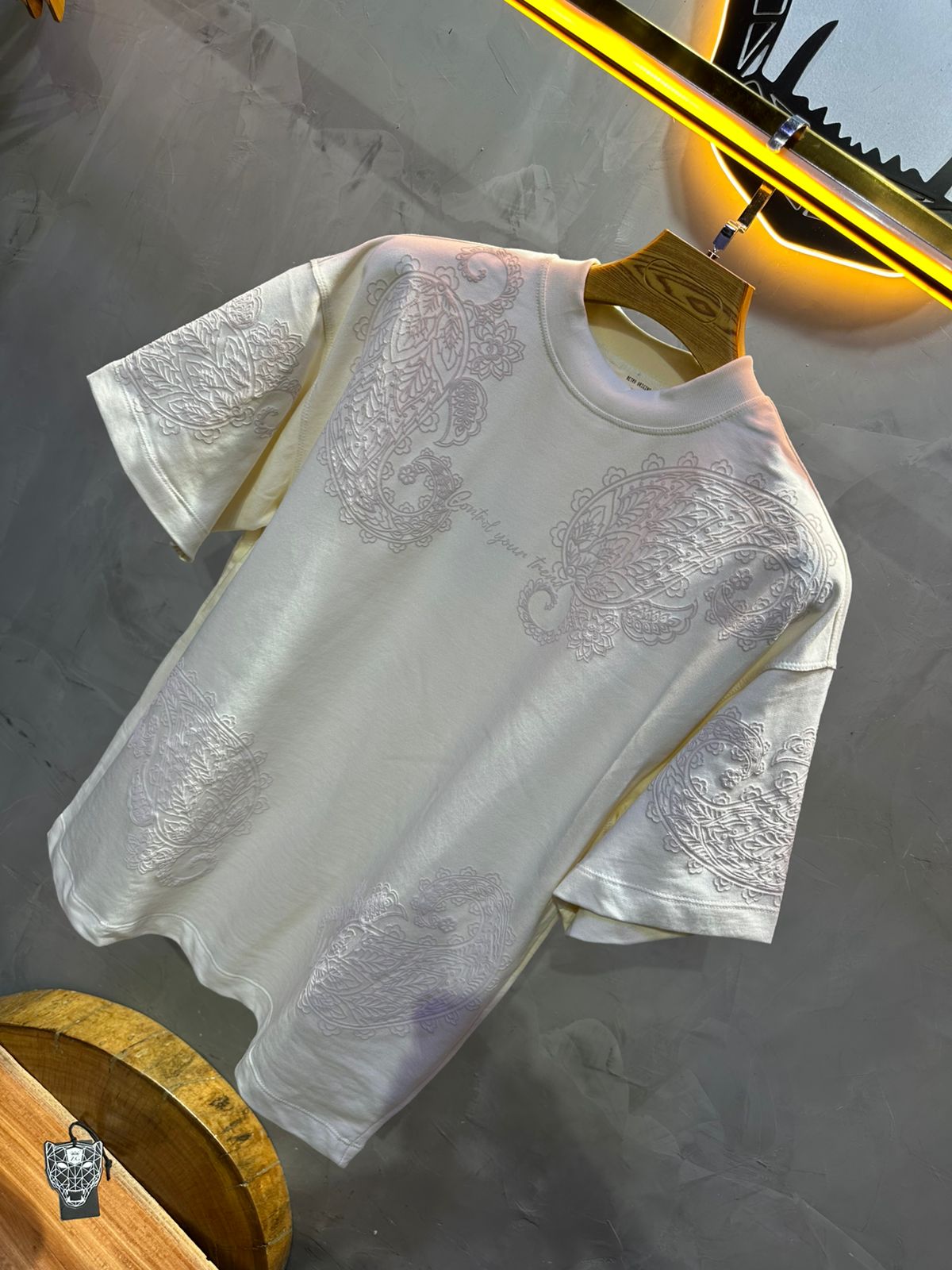 T-SHIRT RETRO BEIGE 2501