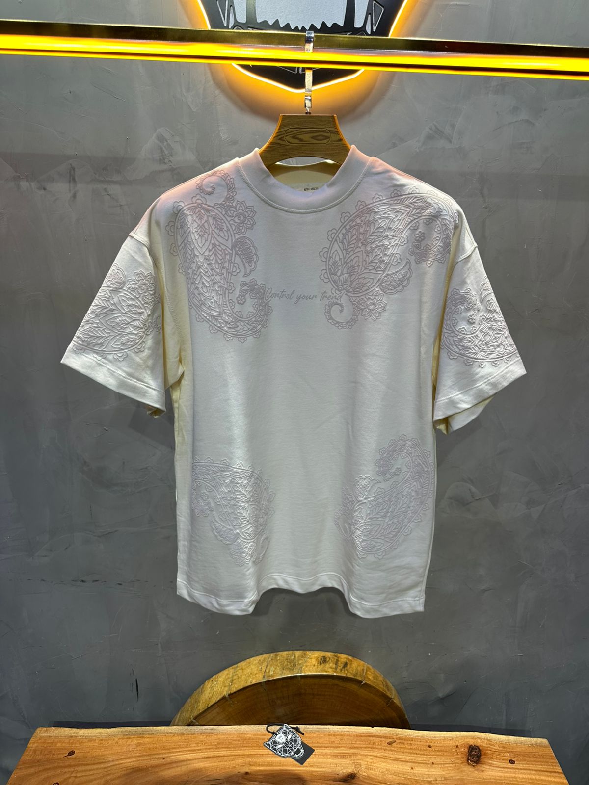 T-SHIRT RETRO BEIGE 2501