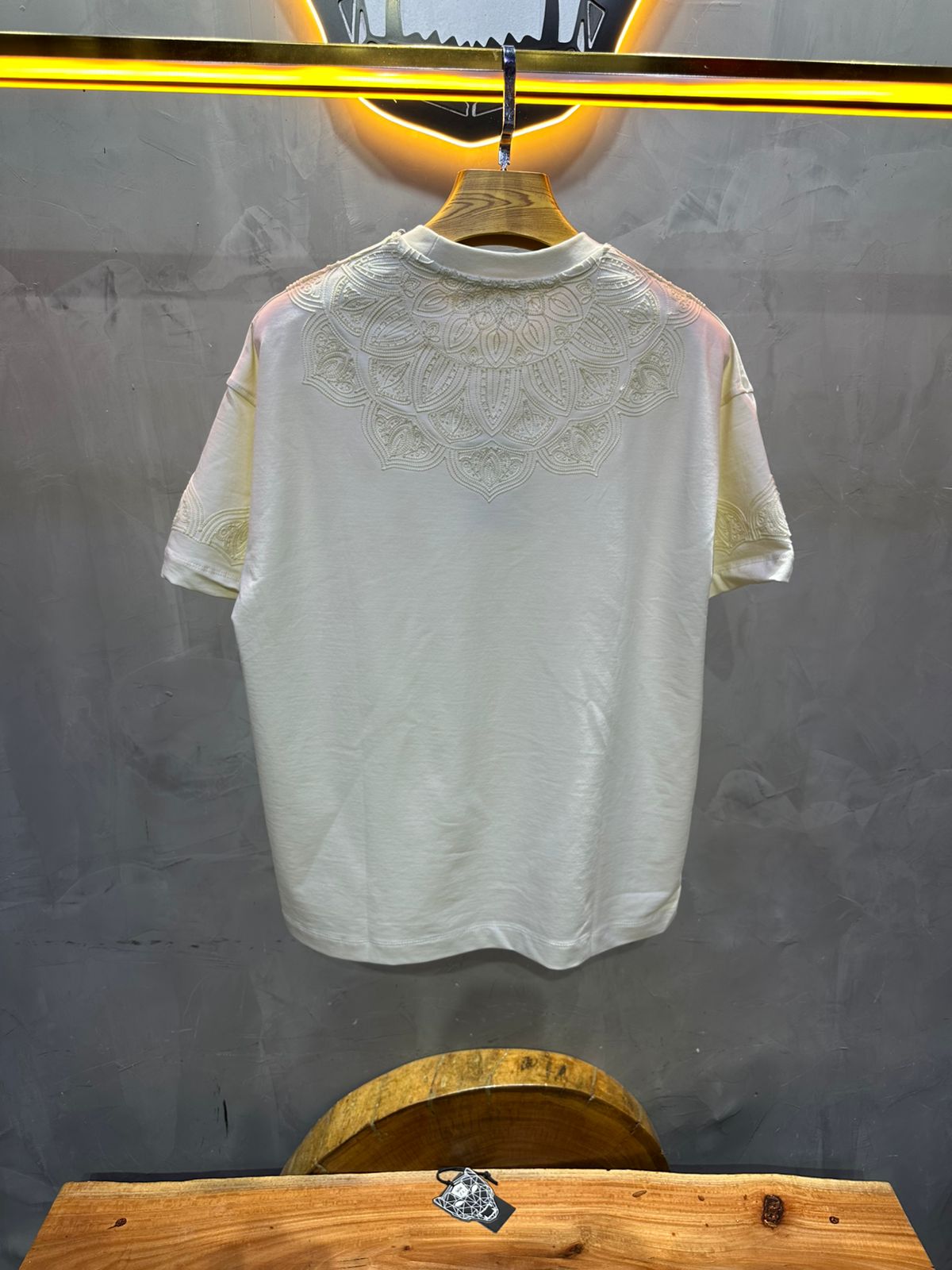 T - SHIRT RETRO BEIGE 2523 - ZG PREMIUM
