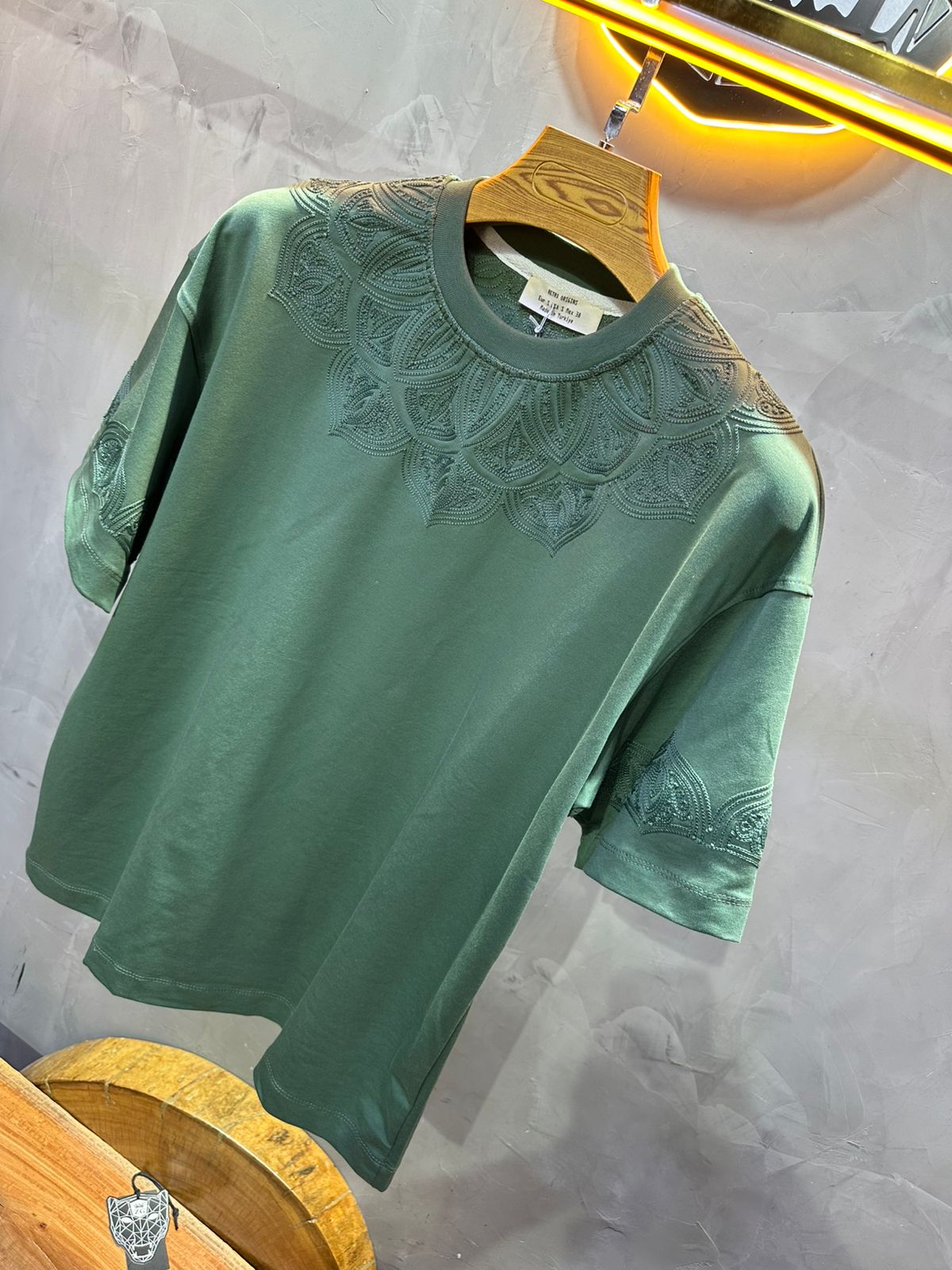 T-SHIRT RETRO GREEN 2523