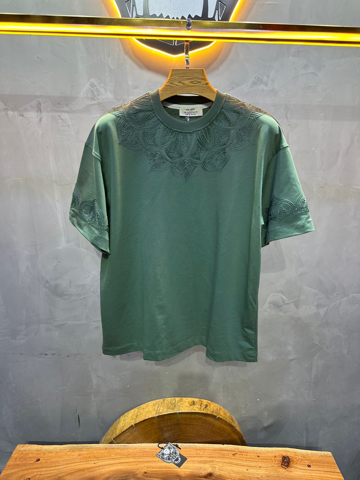 T-SHIRT RETRO GREEN 2523