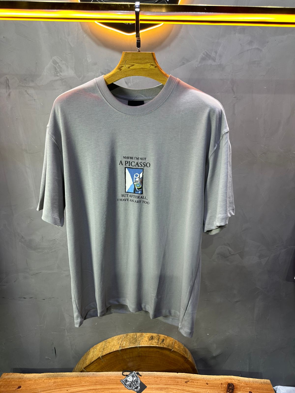 T - SHIRT RETRO GREY 1261 - ZG PREMIUM