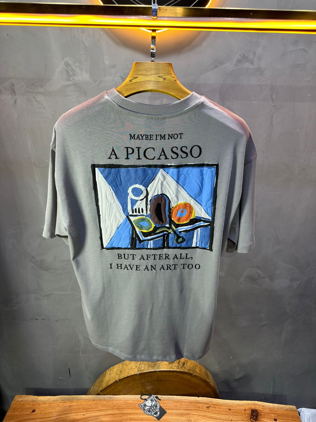 T-SHIRT RETRO GREY 1261