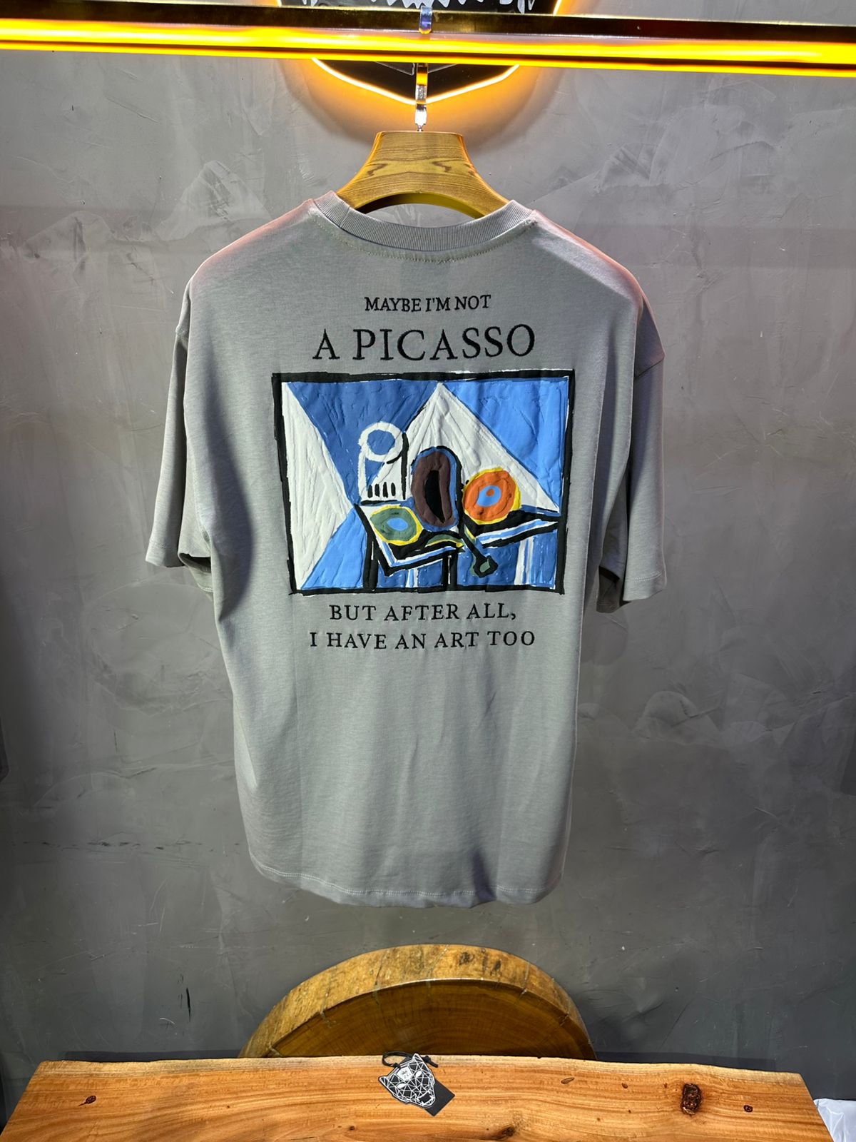 T-SHIRT RETRO GREY 1261