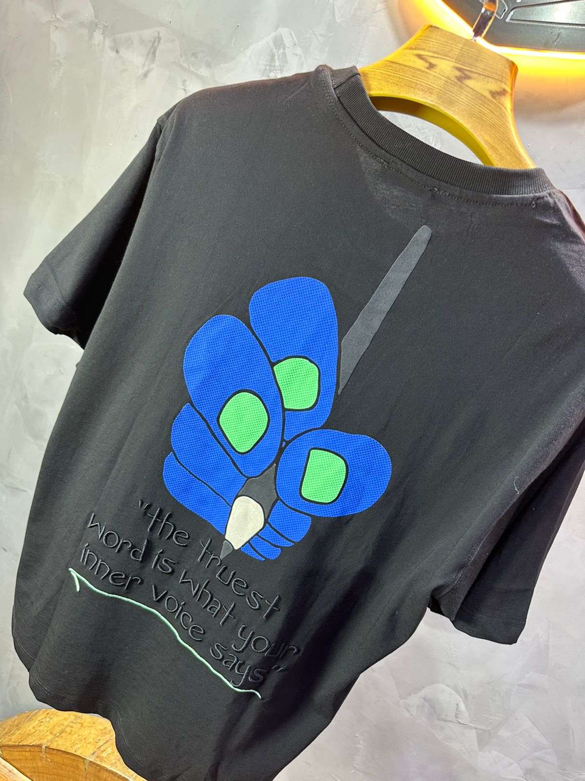T-SHIRT RETRO BLACK 1246
