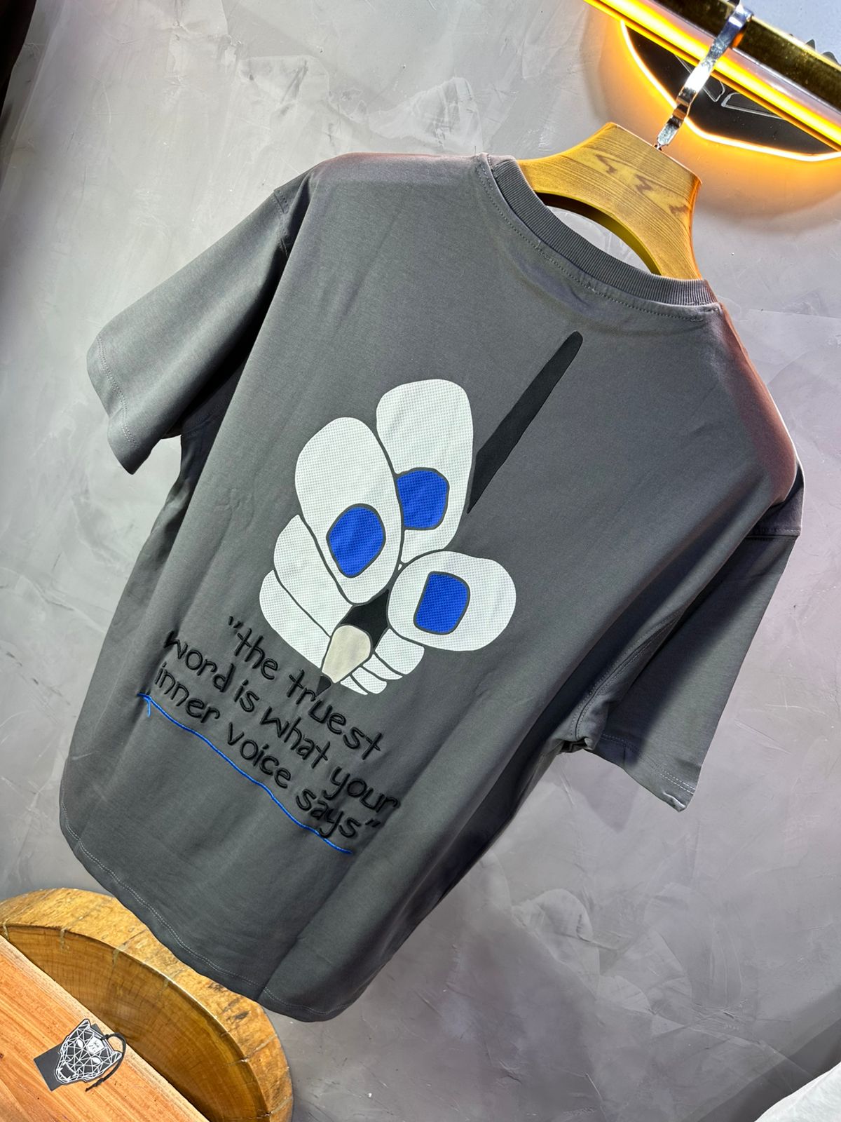 T-SHIRT RETRO GREY 1246