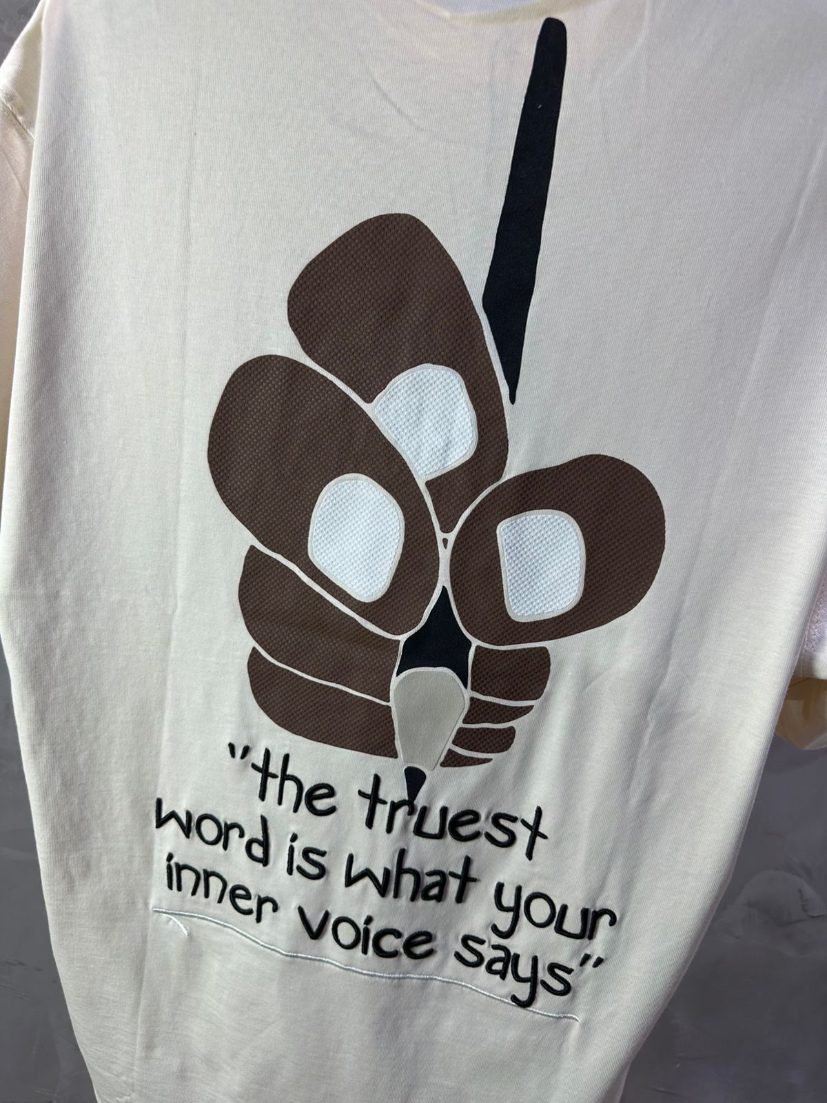T-SHIRT RETRO BEIGE 1246