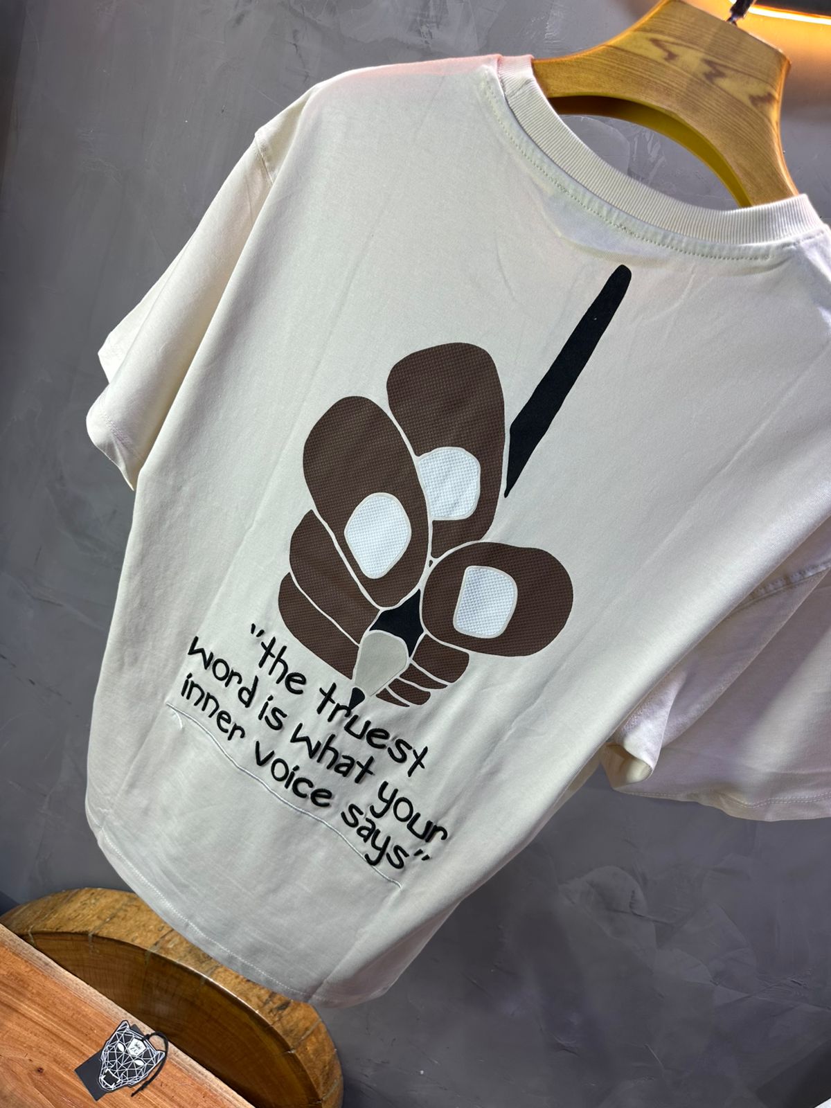 T-SHIRT RETRO BEIGE 1246