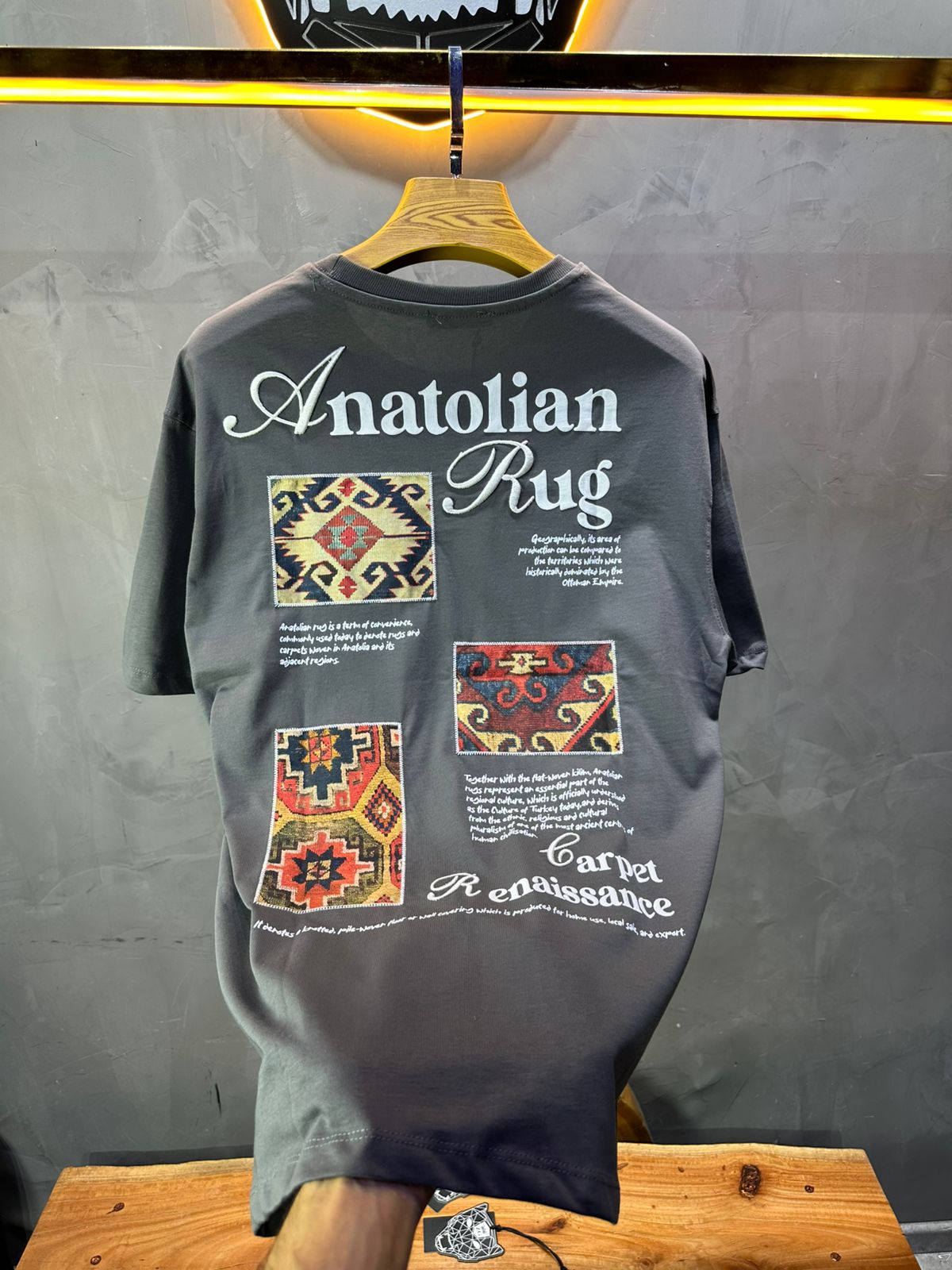 T - SHIRT RETRO GREY 1231 - ZG PREMIUM