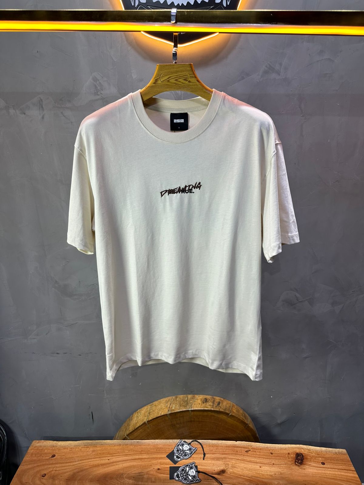 T - SHIRT RETRO BEIGE 1255 - ZG PREMIUM