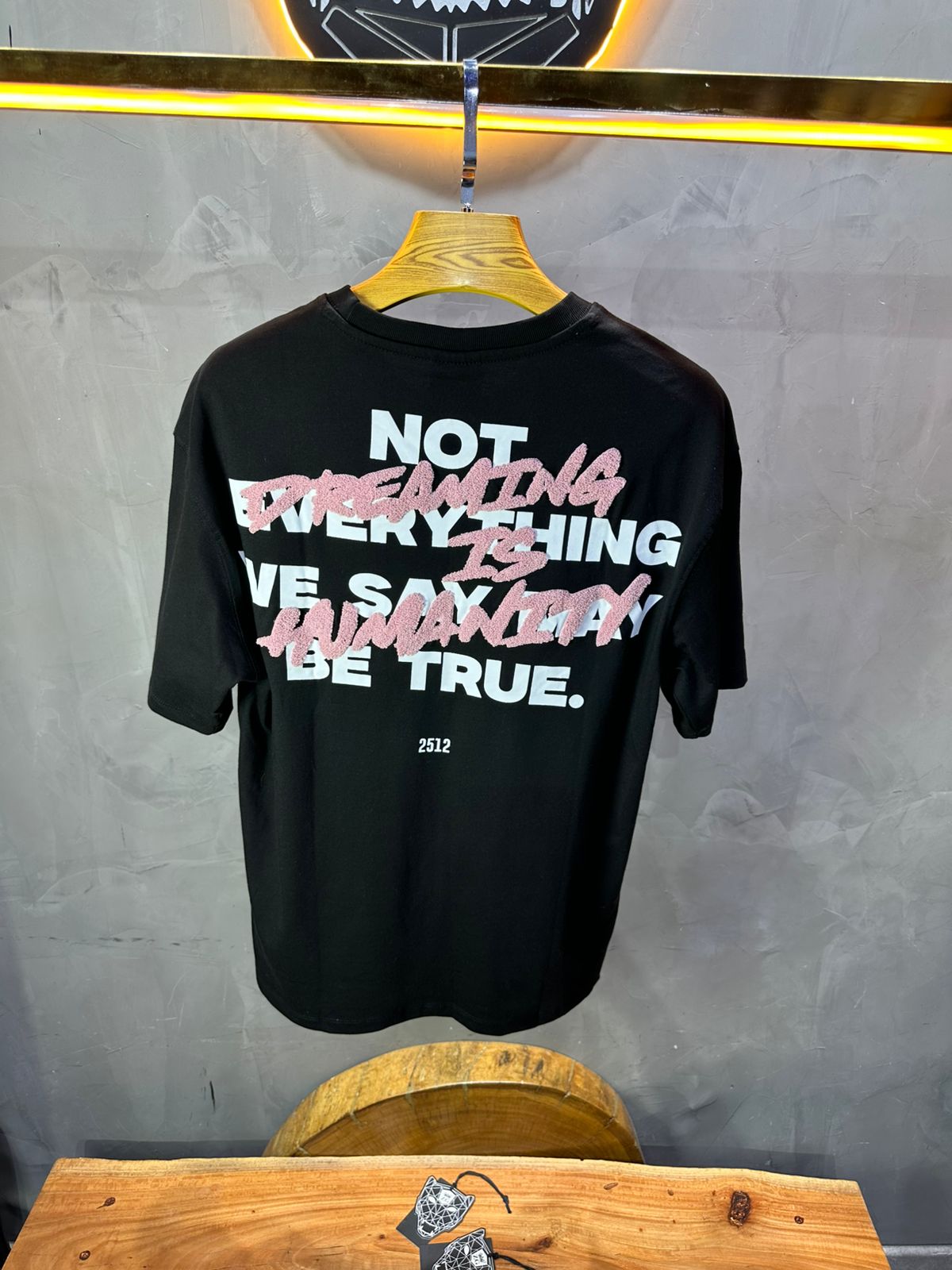 T-SHIRT RETRO BLACK 1255