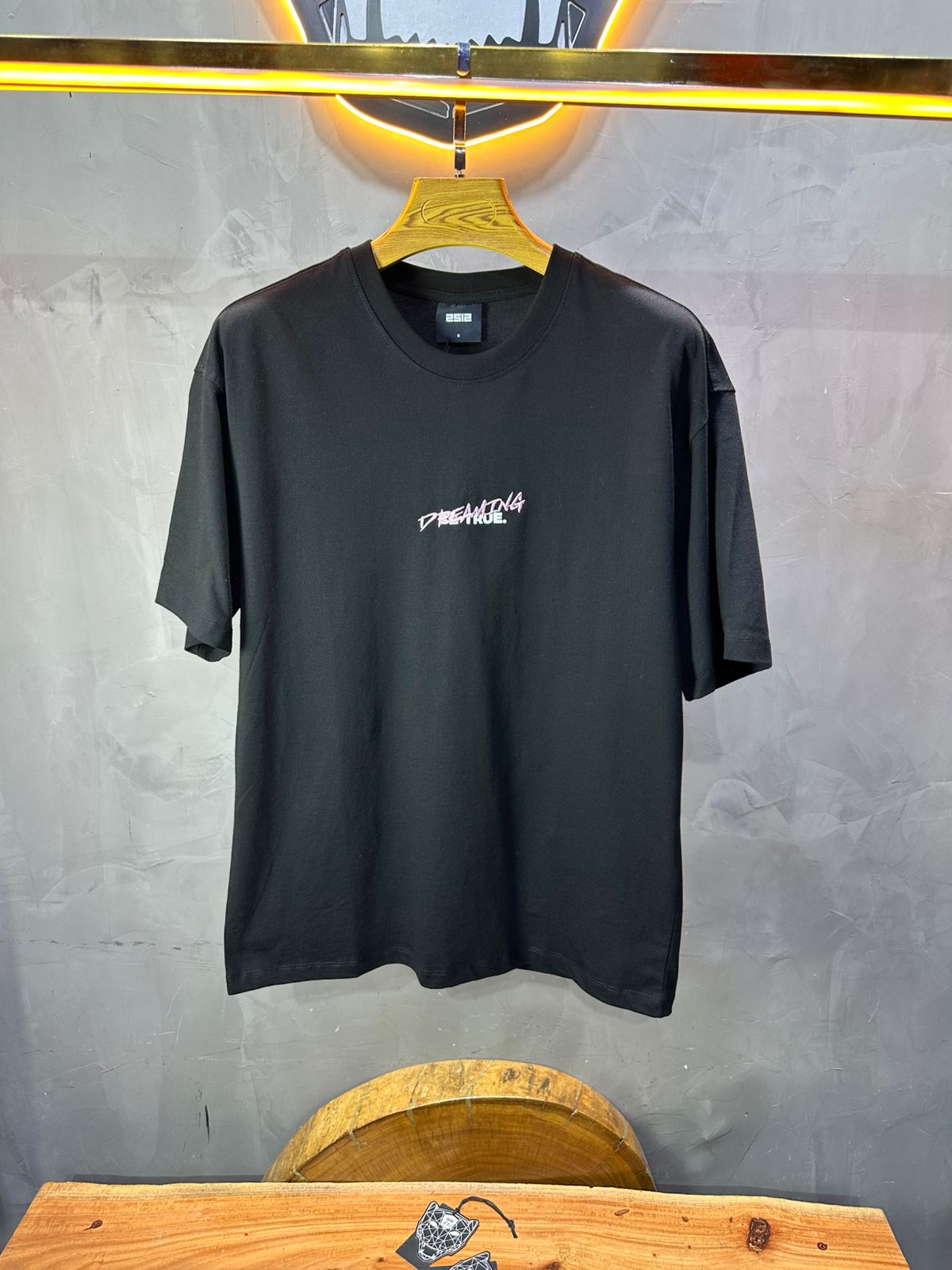 T-SHIRT RETRO BLACK 1255