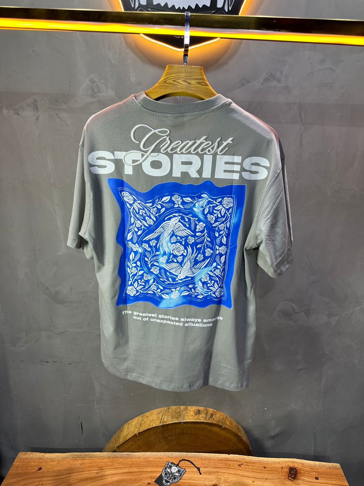 T-SHIRT RETRO GREY 1230