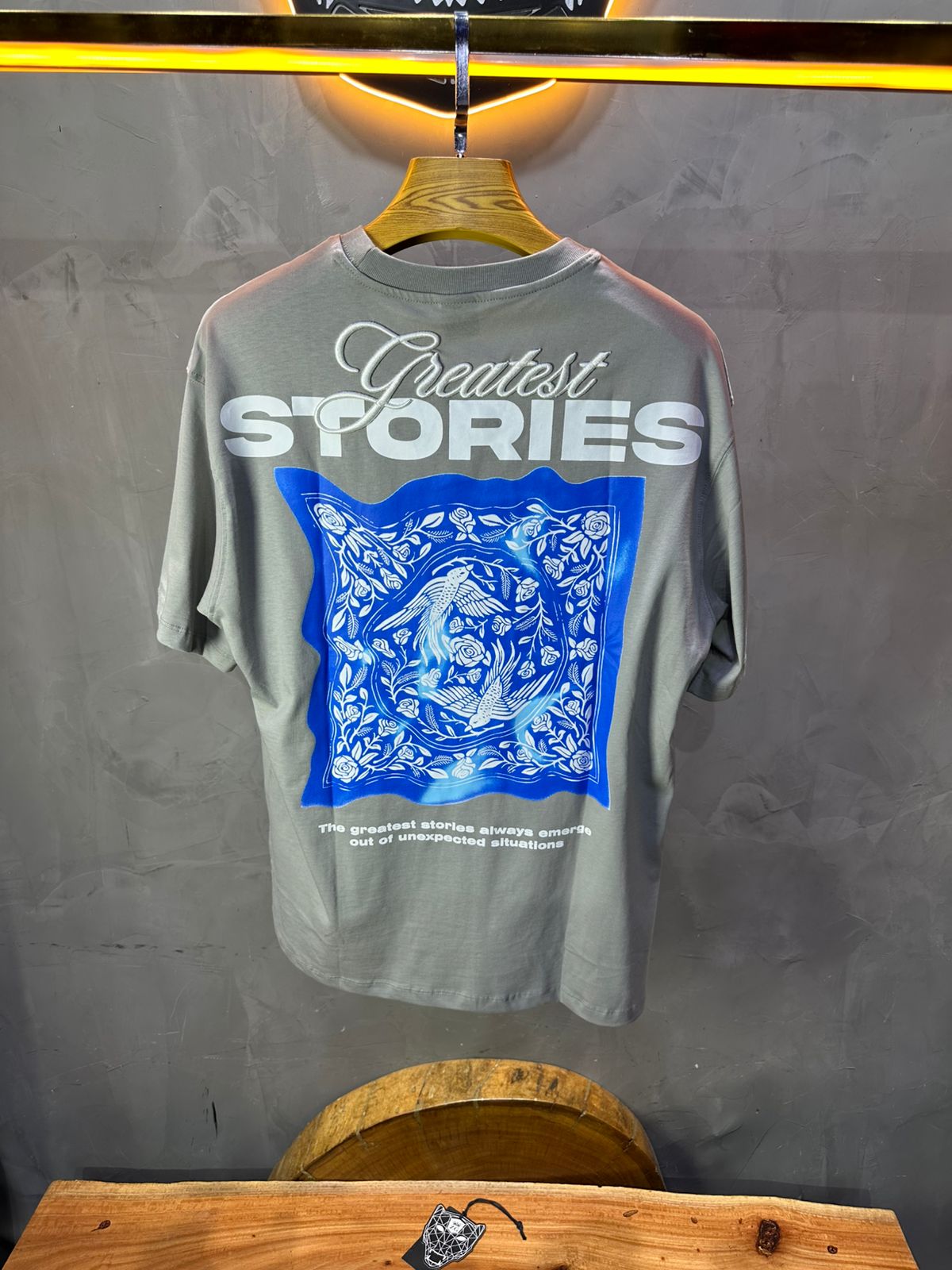 T-SHIRT RETRO GREY 1230
