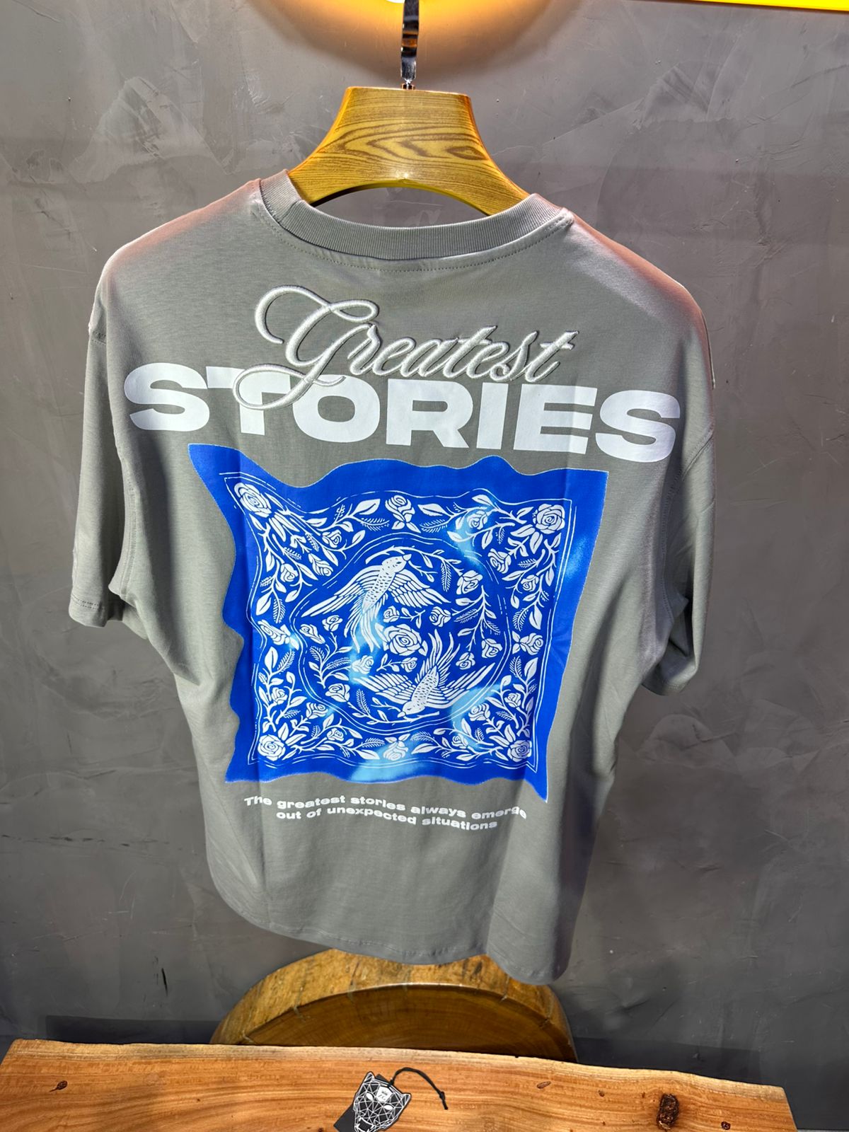 T-SHIRT RETRO GREY 1230