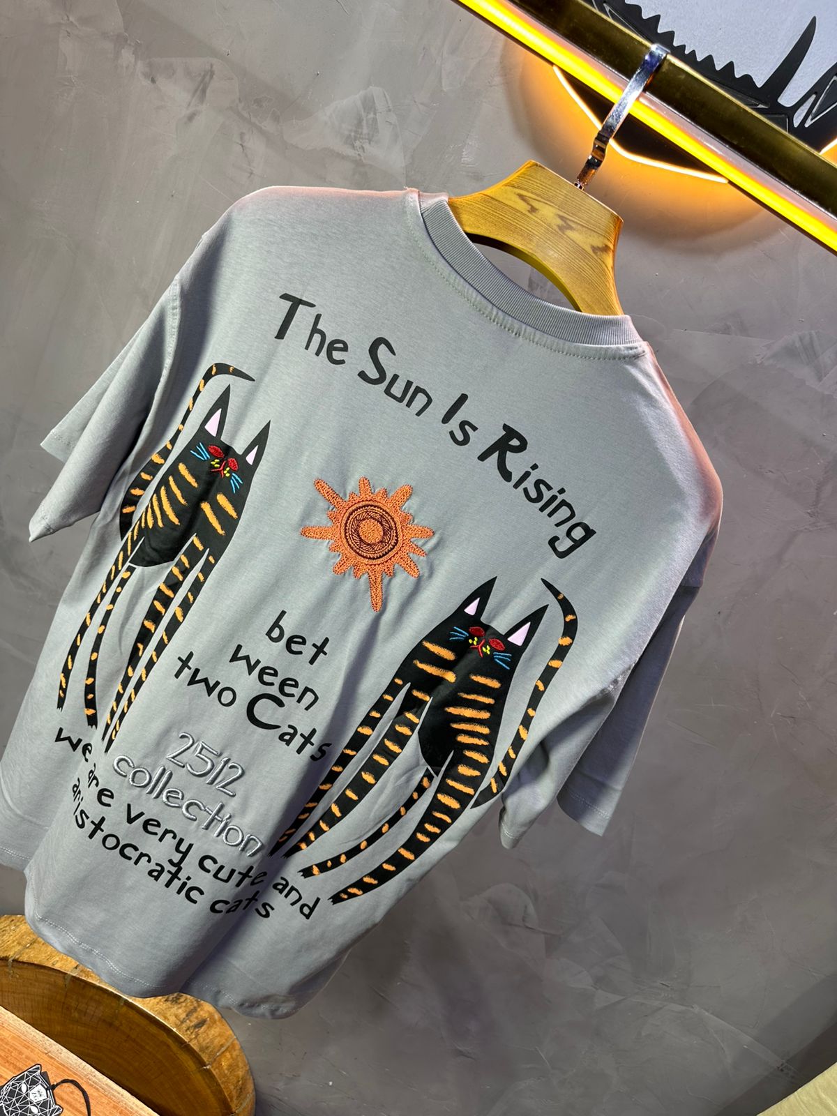 T-SHIRT RETRO GREY 1245