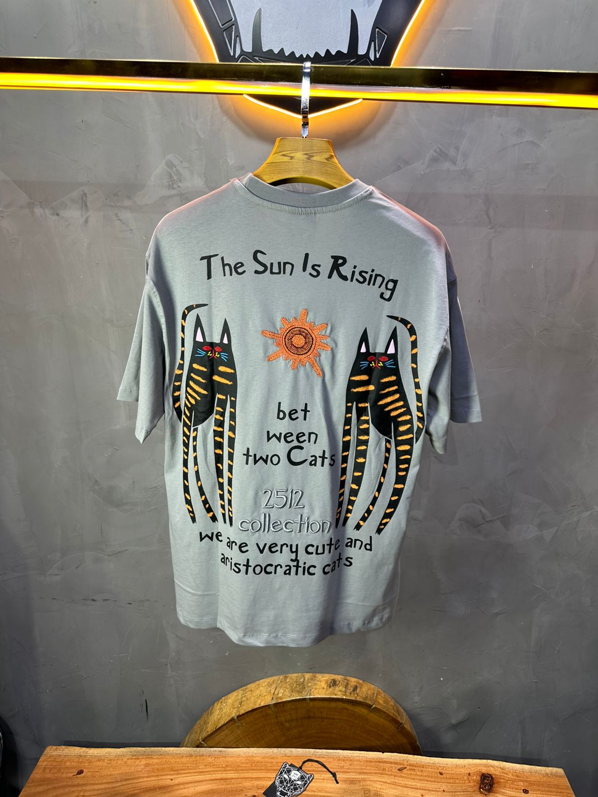 T-SHIRT RETRO GREY 1245