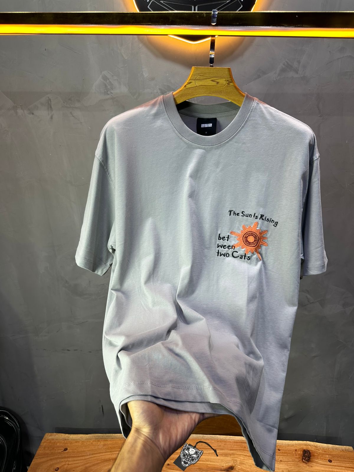 T-SHIRT RETRO GREY 1245