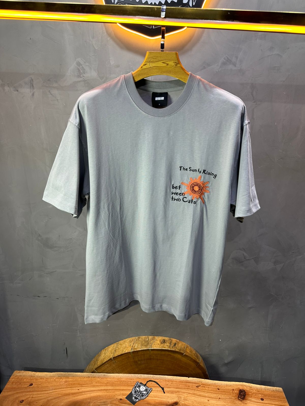 T-SHIRT RETRO GREY 1245