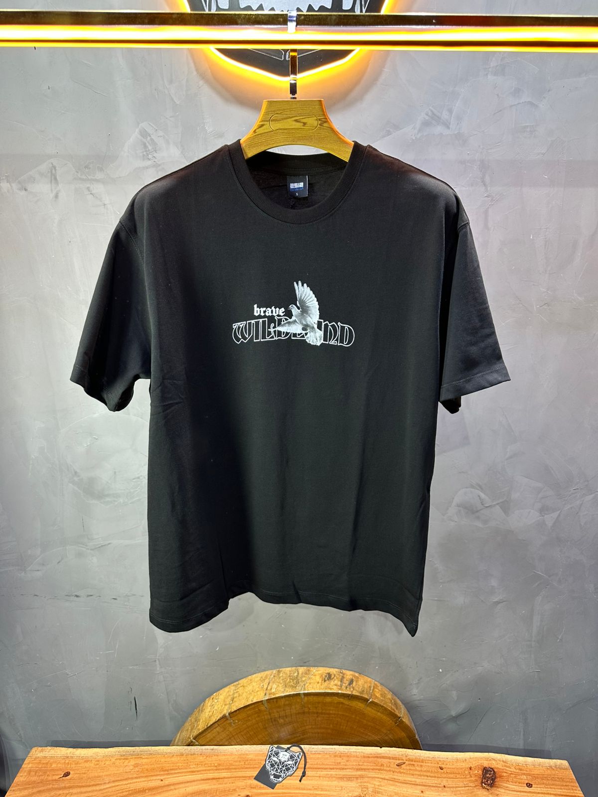 T-SHIRT RETRO BLACK 1079