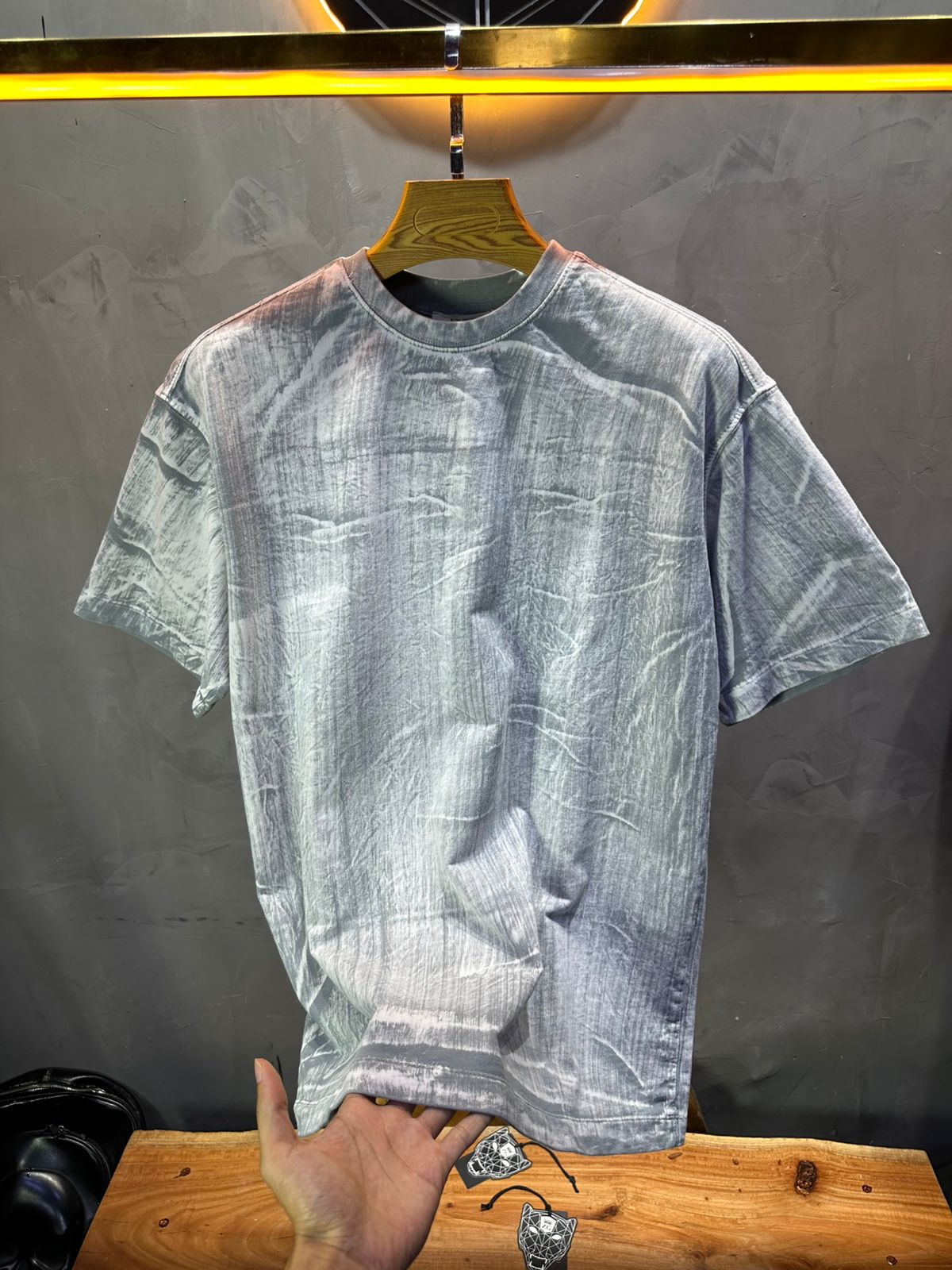 T-SHIRT RETRO GREY 2516