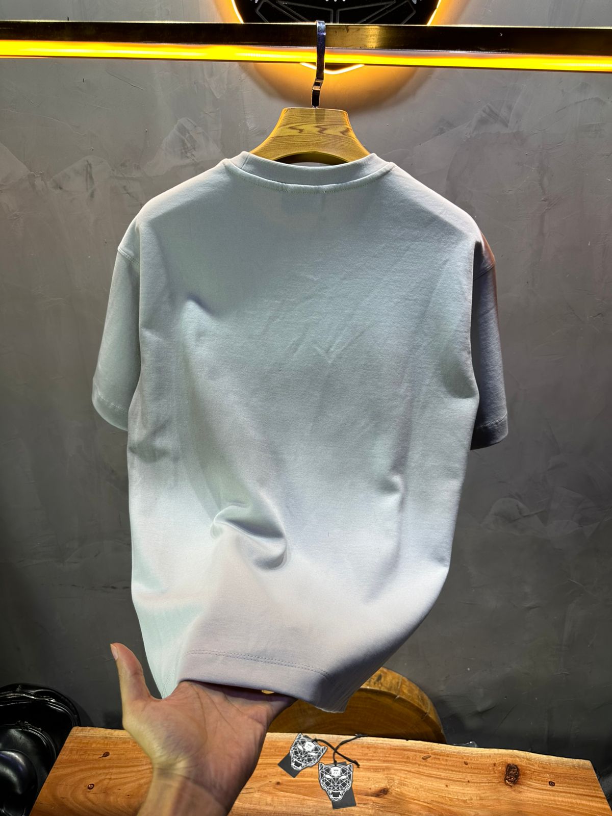 T-SHIRT RETRO GREY 2512