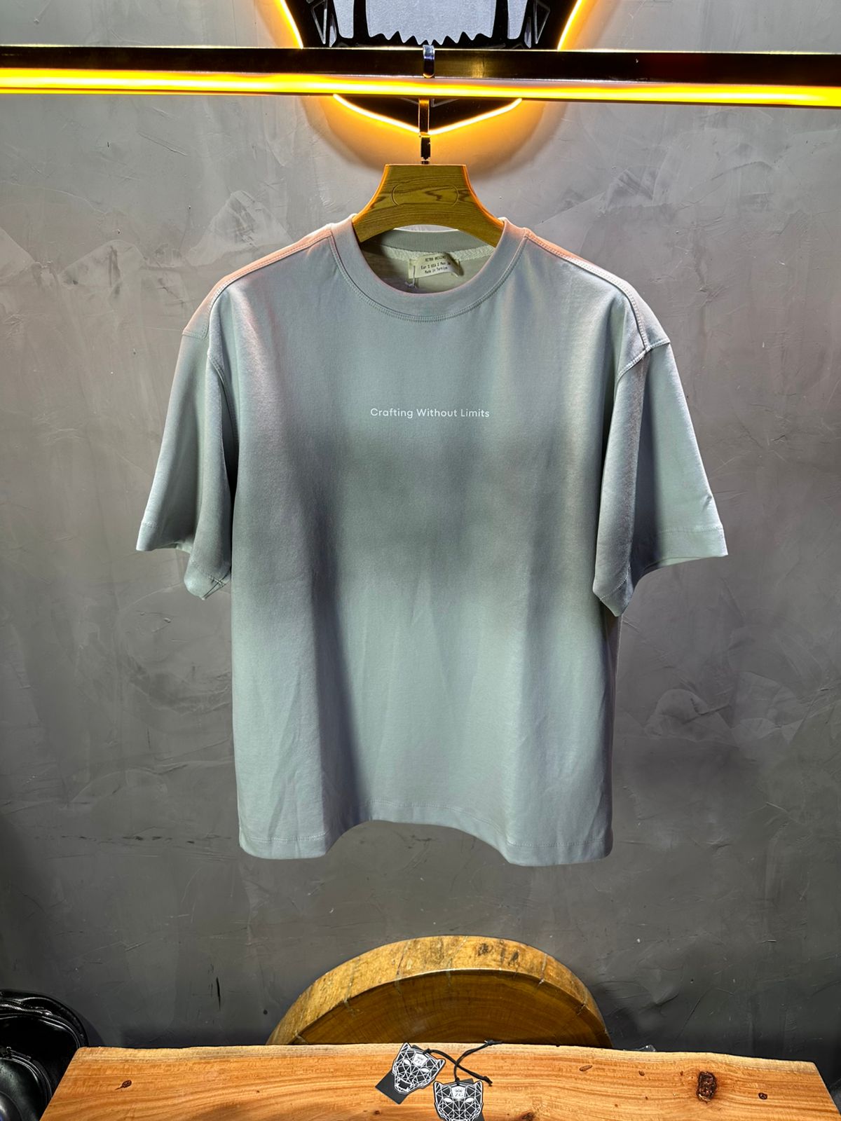 T-SHIRT RETRO GREY 2512