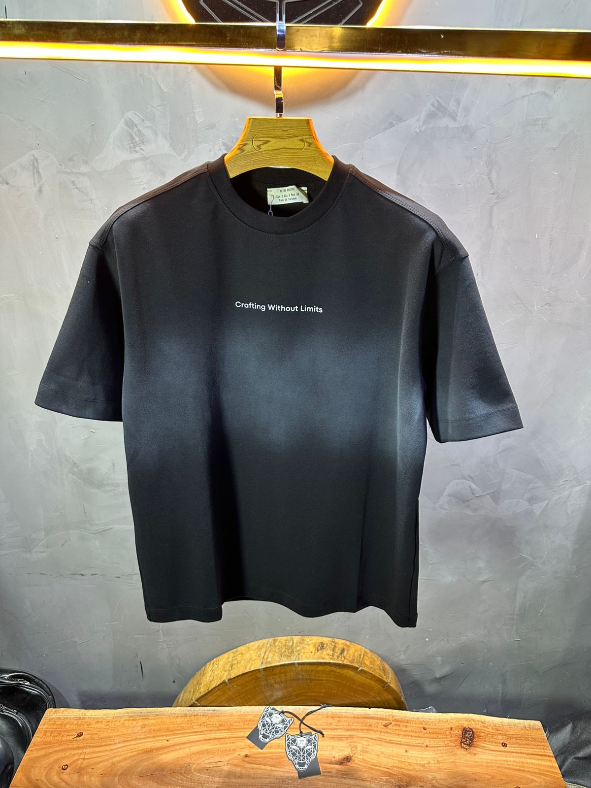 T-SHIRT RETRO BLACK 2512