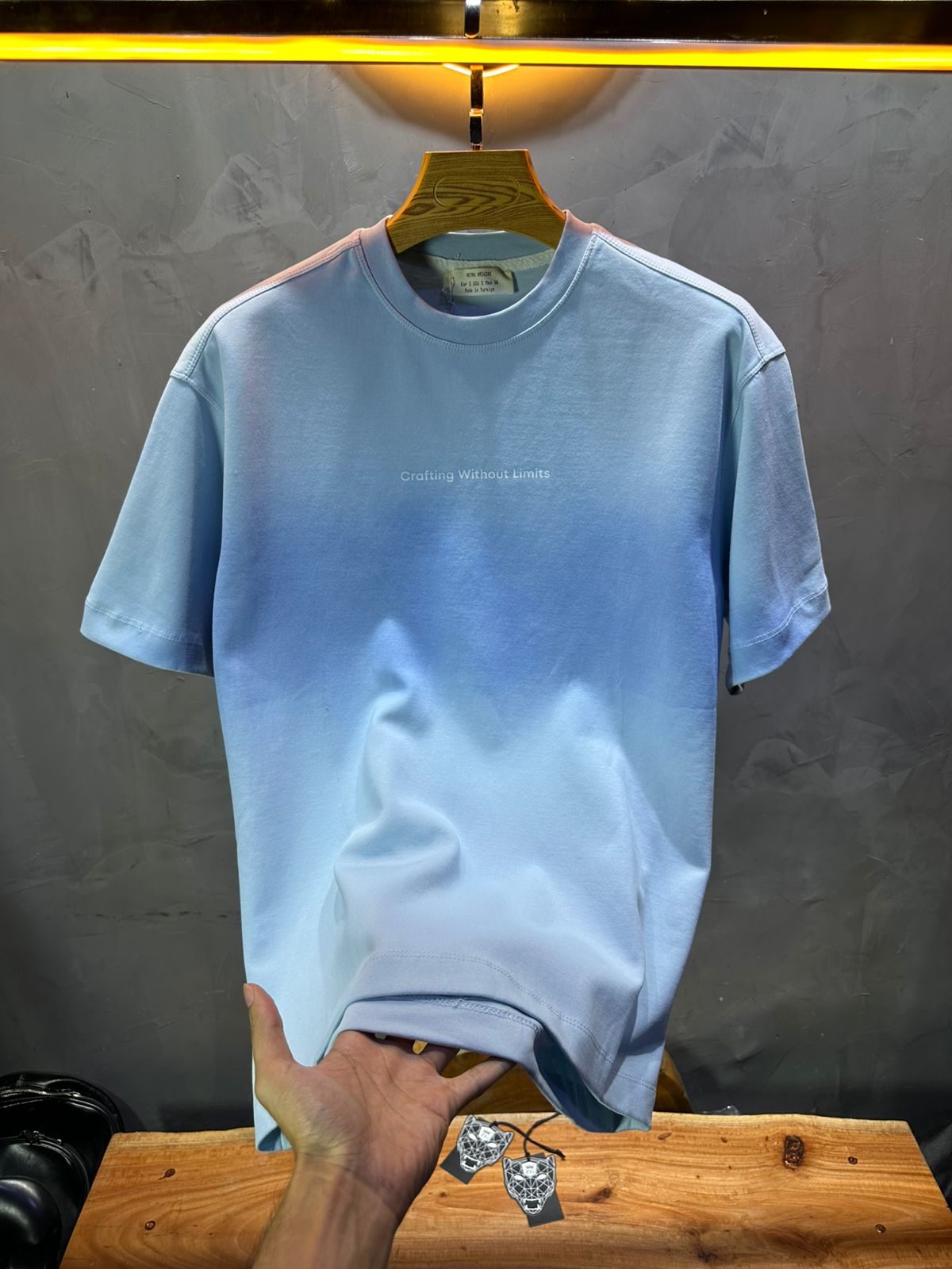 T-SHIRT RETRO BLUE 2512